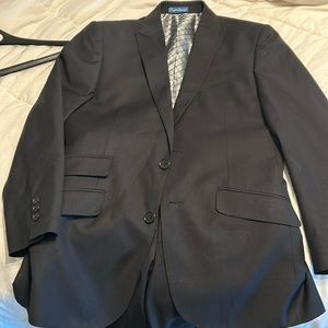 English Laundry 36 short suit with 29 pants - black striped